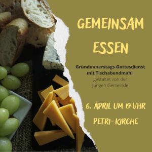 Abendmahlsgottesdienst am Gründonnerstag @ Petrikirche